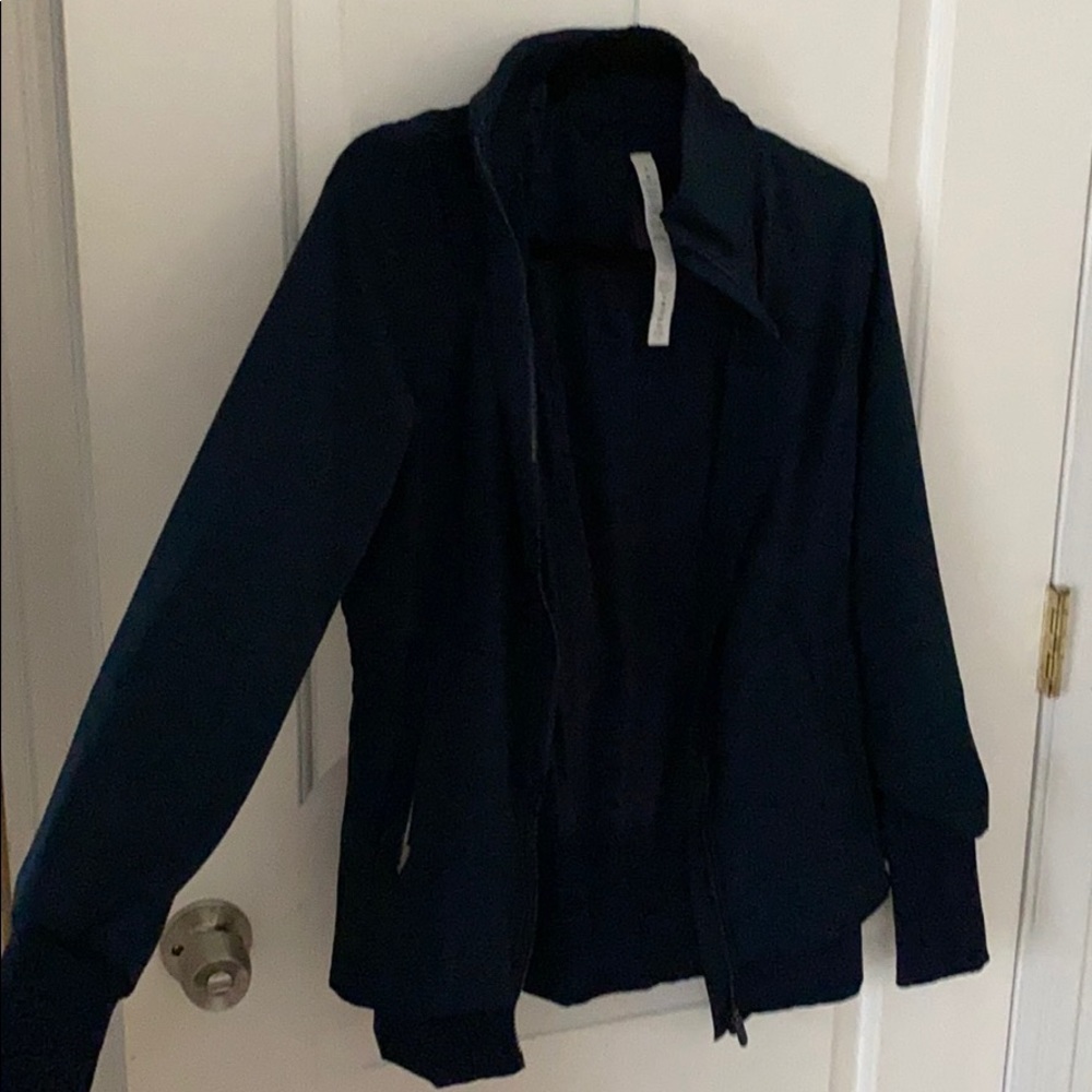 RARE navy blue lululemon zip up